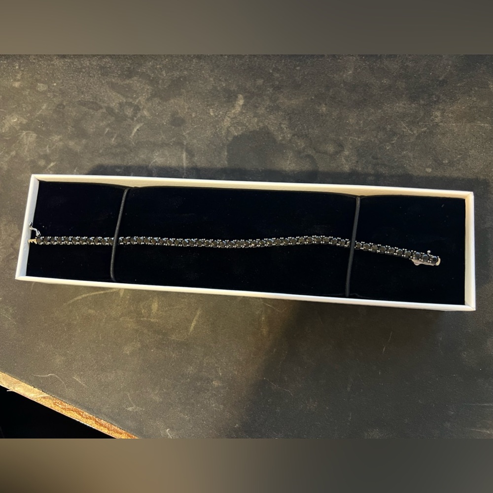 Jaxxon Tennis Chain Braclet - 4mm - Black / 8.5”